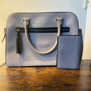 Kate Spade Satchel and Matching Wallet